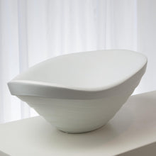 Load image into Gallery viewer, Matte White Terrace Bowl
