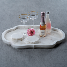 Load image into Gallery viewer, Pietre Large White Marble Tray

