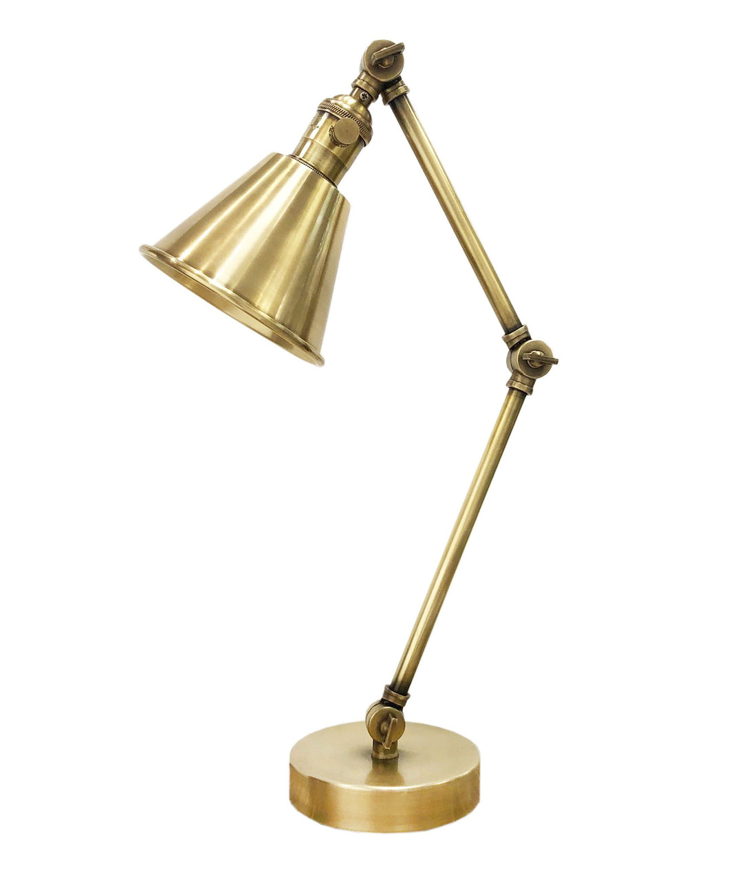 Jamestown Antique Brass Task Lamp