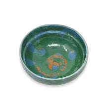 Load image into Gallery viewer, Marbleized Romanian Bowls - Blue/Green
