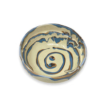 Load image into Gallery viewer, Marbleized Romanian Bowls - Cream/Blue
