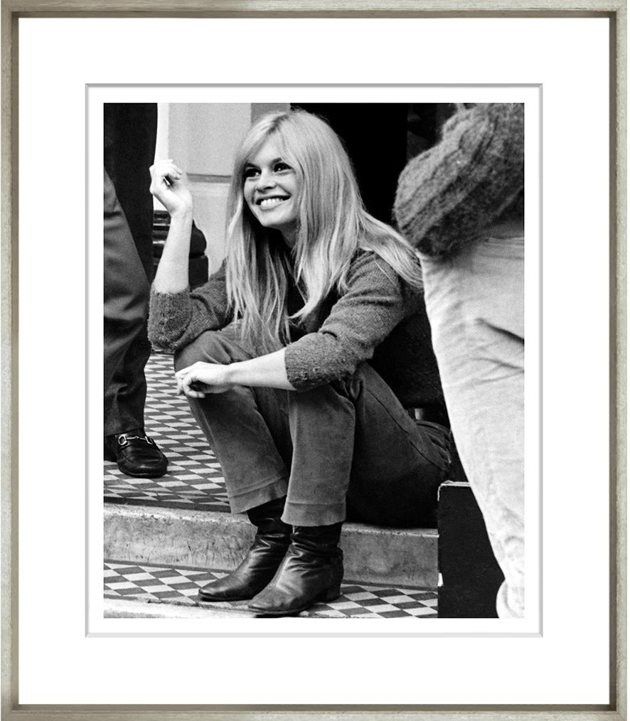 Brigitte Bardot Framed Black & White Print