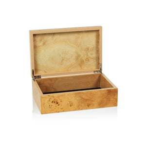Leiden Burl Wood Design Boxes