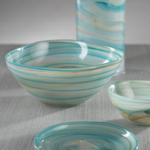 Load image into Gallery viewer, Alabaster Lagoon Glass Bowl
