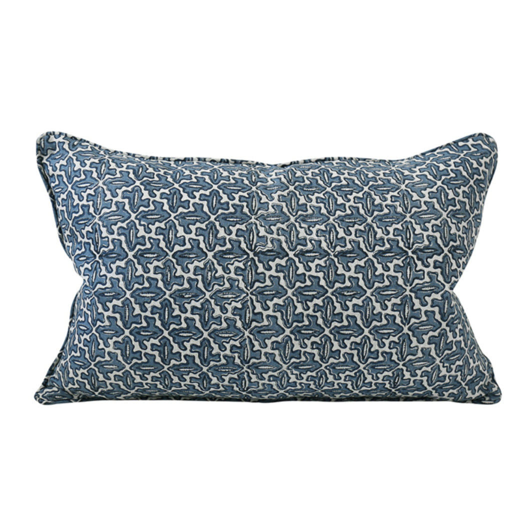 Arles Dusk Linen Lumbar Pillow