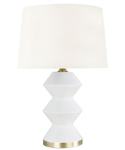 Load image into Gallery viewer, White Derby Table Lamp
