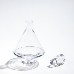 Clear Fat Bottom Decanter