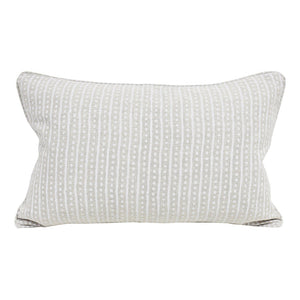 Hakuro Chalk Linen Lumbar Pillow