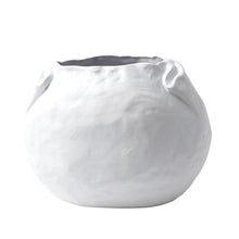 Load image into Gallery viewer, Matte White Petale Vase
