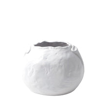 Load image into Gallery viewer, Matte White Petale Vase
