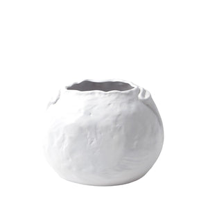 Matte White Petale Vase